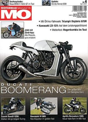 MO 4/2011 – Test Aprilia Dorsoduro 1200; Kawasaki W 800; BMW K 1600 GT / GTL