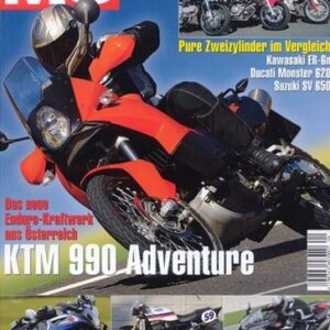 MO 4/2006 – Fahrbericht Suzuki GSX-R 750; Ducati Monster S4RS; KTM 990 Adventure
