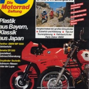 PS 4/1988 – Honda NX 650 Dominator mit 33 kW (45 PS) im Vergleichstest, Kawasaki KLR 650 mit 35 kW (48 PS) im Vergleichstest