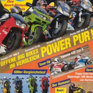 PS 4/1996 – Yamaha YZF 750 R, Experten-Tipps im Tune-Up, Honda CBR 600 F mit 72 kW (98 PS) im Vergleichstest