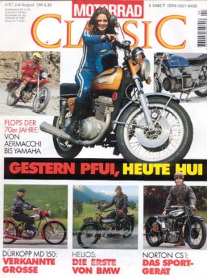 Motorrad Classic 04/1997 – Norton CS 1; Dürkopp MD 150; Helios