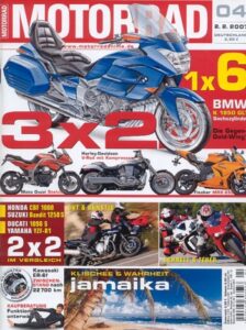Titelseite: MOTORRAD 4/2007 – Vergleich Honda CBF 1000 vs. Suzuki Bandit 1250 S