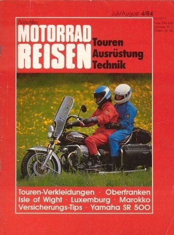 Tourenfahrer 4/1984 – Yamaha SR 500; Moto Guzzi California 1000 II