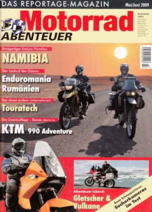 Motorrad ABENTEUER 5/6 2009 – Test KTM 990 Adventure; Test Husaberg FE 570