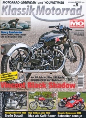 MO Klassik Motorrad 5/2008 - HRD Vincent Black Shadow; Ducati, die großen L-Twins