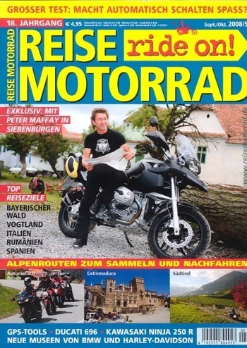 REISE MOTORRAD ride on! 5/2008 – Aprilia NA 850 Mana mit 56 kW (76 PS) im Vergleichstest, Honda DN-01 mit 45 kW (61 PS) im Vergleichstest