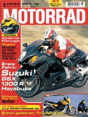 MOTORRAD 5/1999 – Vergleich BMW K 1200 LT vs. Honda GL 1500 Gold Wing