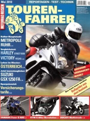 05_122.jpg TOURENFAHRER 5/2010 – Harley-Davidson Dyna Street Bob mit 56 kW (76 PS) im Touren-Test, Suzuki GSX 1250 FA mit 72 kW (98 PS) Test & Technik