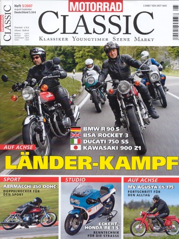 Motorrad Classic 05/2007 – BMW R 90 S; BSA Rocket 3; Ducati 750 SS