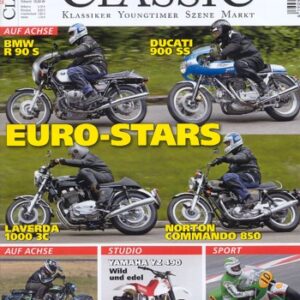 MOTORRAD CLASSIC 5/2008 – BMW R 90 S, unterwegs; Ducati 900 SS, unterwegs; Laverd 1000 3C, unterwegs; Norton Commando 850, unterwegs