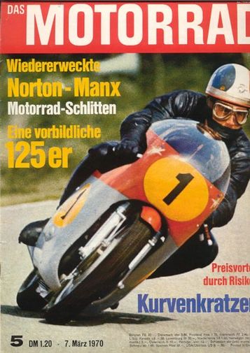DAS MOTORRAD 5/1970 – Test MZ ETS 125 mit 10 PS, der Einzylinder-Zweitakter im Test