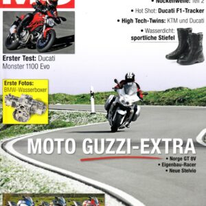 MO 5/2011 – Test Moto Guzzi Norge GT 8V; Ducati 1198 SP; Honda Crossrunner