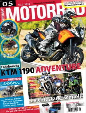 MOTORRAD 5/2013 – Dauertest-Bilanz Triumph Tiger 800 XC; Gebrauchtkauf BMW R 1200 RT