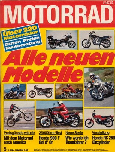 MOTORRAD 5/1980 – Dauertest Honda CB 900 F Bol d'Or; Suzuki GS 750, ab Modell 1977, gebraucht kaufen