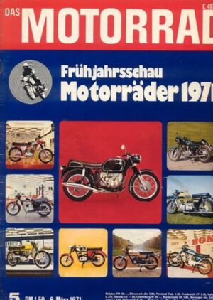 DAS MOTORRAD 5/1971 – Yamaha DS-7; Motorrad Frühjahrskatalog 1971