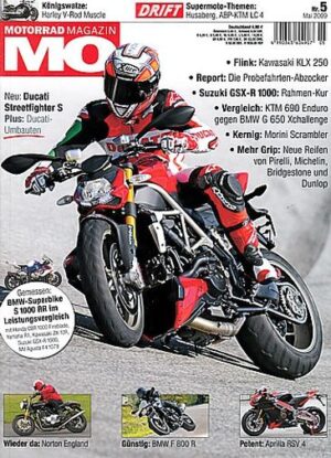 MO 5/2009 – Test Ducati Streetfighter / S; BMW F 800 R; Moto Morini Scrambler