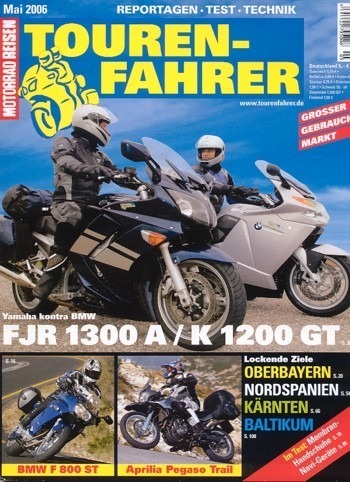 Tourenfahrer 5/2006 – BMW K 1200 GT vs. Yamaha FJR 1300 A