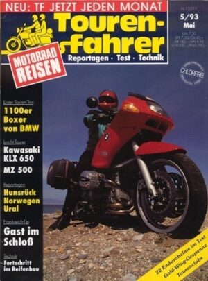 Tourenfahrer 5/1993 – BMW R 1100 RS mit 66 kW (90 PS), Testbericht, MZ Saxon Tour 500 mit 20 kW (27 PS), Testbericht