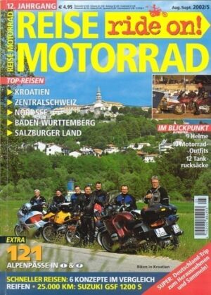 REISE MOTORRAD ride on! 5/2002 – BMW F 650 CS mit 37 kW (50 PS) im Vergleichstest, Honda CBR 600 F mit 80 kW (109 PS) im Vergleichstest