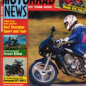 MOTORRAD NEWS 5/1994 – MZ Skorpion Sport mit 35 kW (48 PS) Probefahrt; Honda VFR 750 F mit 72 kW (98 PS) Test & Technik