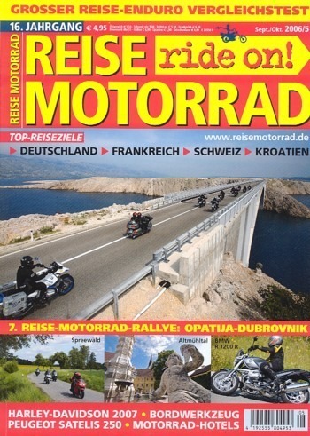 REISE MOTORRAD ride on! 5/2006 – Aprilia Pegaso 650 Trail mit 35 kW (48 PS) im Vergleichstest