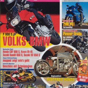 mopped 5/2006 – Honda CBR 600 RR mit 86 kW (117 PS) im Vergleichstest, Kawasaki ZX-6R Ninja mit 95,5 kW (130 PS) im Vergleichstest