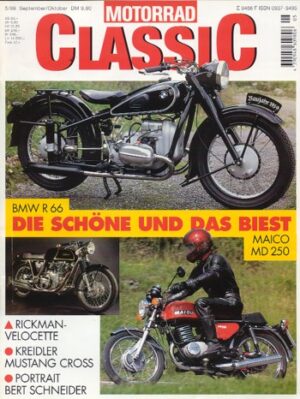 Motorrad Classic 05/1999 – BMW R 66; Maico MD 250