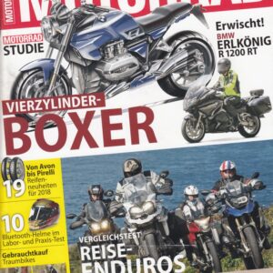 06 MOTORRAD 06/2018 – BMW Vierzylinder-Boxer, BMW R 1200 RT, BMW R 1200 GS Rallye