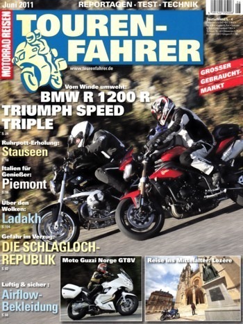 Tourenfahrer 6/2011 – BMW R 1200 R Classic vs. Triumph Speed Triple