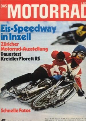 DAS MOTORRAD 6/1971 – Kreidler Florett RS mit 6,25 PS im Langstreckentest