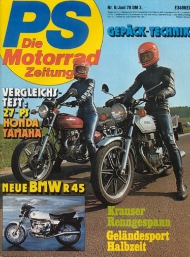 PS 6/1978 – Honda CB 400 T mit 14,7 kW (20 PS) im Vergleichstest, Yamaha XS 400 mit 14,7 kW (20 PS) im Vergleichstest