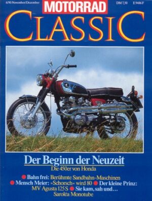 Motorrad Classic 06/1990 – Honda CL 450; NSU 251 OSL; Saroléa 350