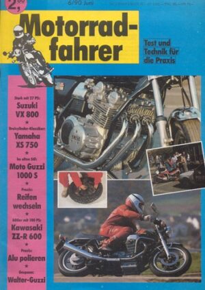 06_38.jpg Motorradfahrer 6/1990 – Test Moto Guzzi 1000 S; Vorstellung Yamaha XS 750 / 850, Vorstellung als Klassiker; Test Suzuki VX 800