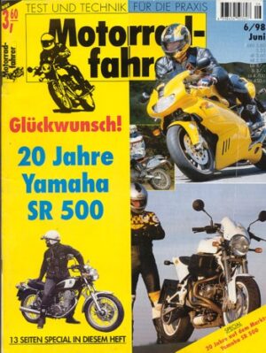 Motorradfahrer 6/1998 – Test Ducati 900 SS i.e.; Test KTM LC4 640; Ducati ST2; Honda VFR 800