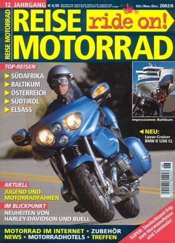 REISE MOTORRAD ride on! 6/2002 – Buell XB9S Lightning mit 68 kW (92 PS) Präsentation