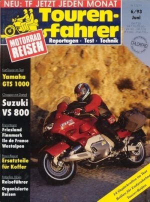 Tourenfahrer 6/1993 – Yamaha GTS 1000; Suzuki VS 800 GL Intruder