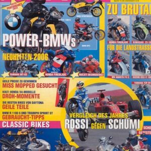 mopped 6/2005 – Honda CBR 1000 RR FireBlade mit 126 kW (171 PS) im Vergleichstest, Suzuki GSX-R 1000 mit 131 kW (178 PS) im Vergleichstest