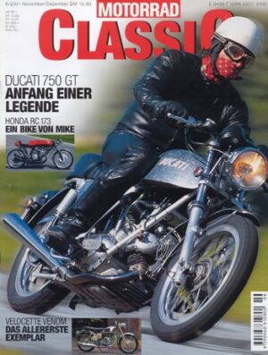 Motorrad Classic 06/2001 – Ducati 750 GT; Honda RC 173; Heinkel Perle