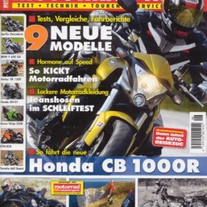 MOTORRAD NEWS 6/2008 – Motorrad Wochenendtour quer durch das Elbsandsteingebirge; Motorrad fahren entlang der Nordatlantik-Küste der Normandie; Honda CB 1000 R mit 92 kW (125 PS) Test & Technik