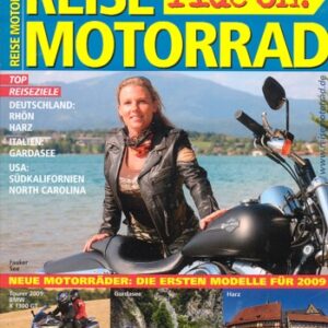 REISE MOTORRAD ride on! 6/2008 – Harley-Davidson Cross Bones mit 54 kW (73 PS) Test & Technik, Moto Guzzi Stelvio 1200 4v mit 77 kW (105 PS) Test & Technik