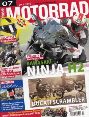 MOTORRAD 07/2015 – Kawasaki Ninja H2 Exklusiv-Fahrbericht, TOP-Test KTM 1290 Super Adventure