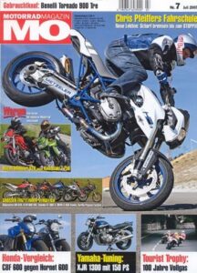 Titelseite: MO 7/2007 – Test Ducati Hypermotard 1100; Vergleich Ducati Monster S2R vs. Kawasaki Z750