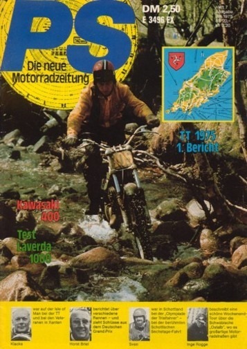 PS 7/1975 – Kawasaki Z 400 mit 26 kW (35 PS) Test & Technik, Laverda 1000 mit 57 kW (78 PS) Test & Technik