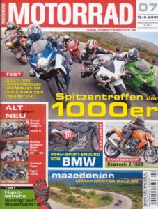Titelseite: MOTORRAD 7/2007 – Top-Test BMW F 650 GS / BMW F 650 XCountry