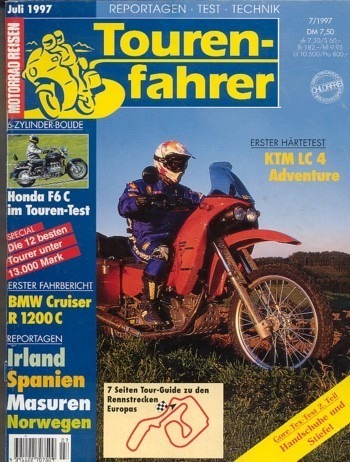 Tourenfahrer 7/1997 – Honda F6C Valkyrie; KTM LC4 620 Adventure