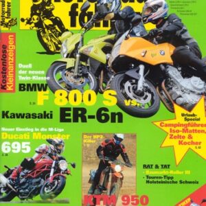 Motorradfahrer 7/2006 – KTM 950 Super Enduro R mit 72 kW (98 PS) Probefahrt; Ducati Monster 695 mit 53 kW (72 PS) Test & Technik