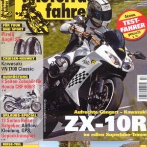 Motorradfahrer 7/2009 – Benelli Tre 899 K mit 78 kW (106 PS) Test & Technik; Kawasaki VN 1700 Classic Tourer mit 54 kW (73 PS) Test & Technik