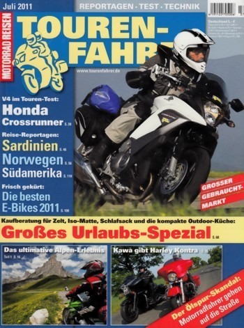 Tourenfahrer 7/2011 – Honda Crossrunner; Harley Street Glide im Vergleich