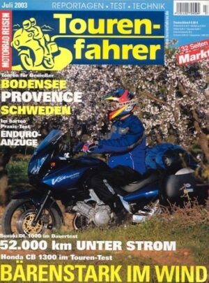 Tourenfahrer 7/2003 – Honda CB 1300; Suzuki DL 1000 V-Strom Langtest