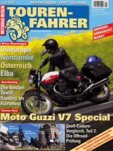 Titelseite: Tourenfahrer 7/2012 – BMW R 1200 GS vs. Triumph Tiger Explorer und andere